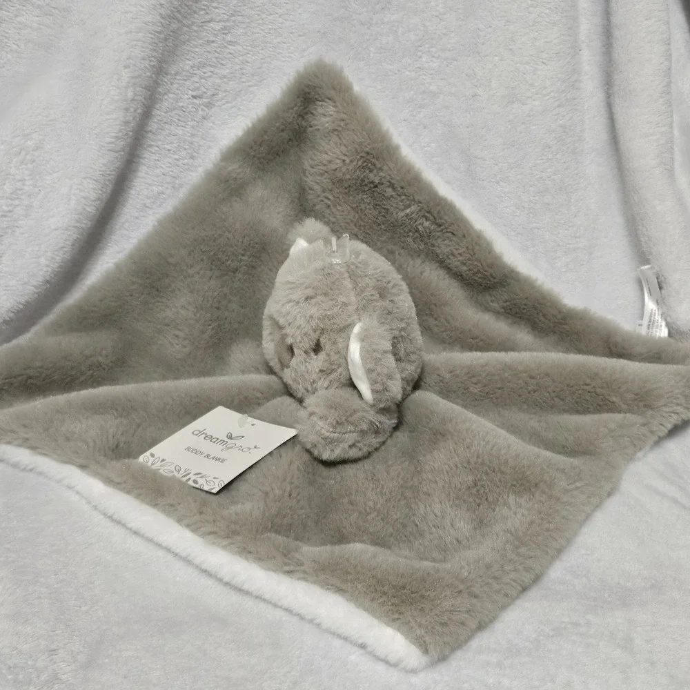 Dreamgro Koala Buddy Blankie Grey White Plush Security Blanket Lovey DH109-TP-MX
